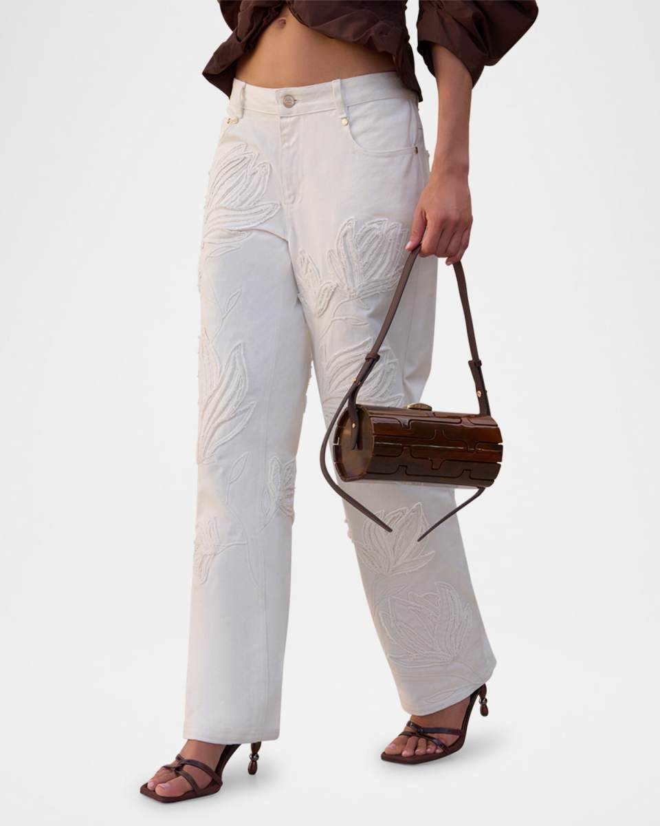 Flo Embroidered Jeans